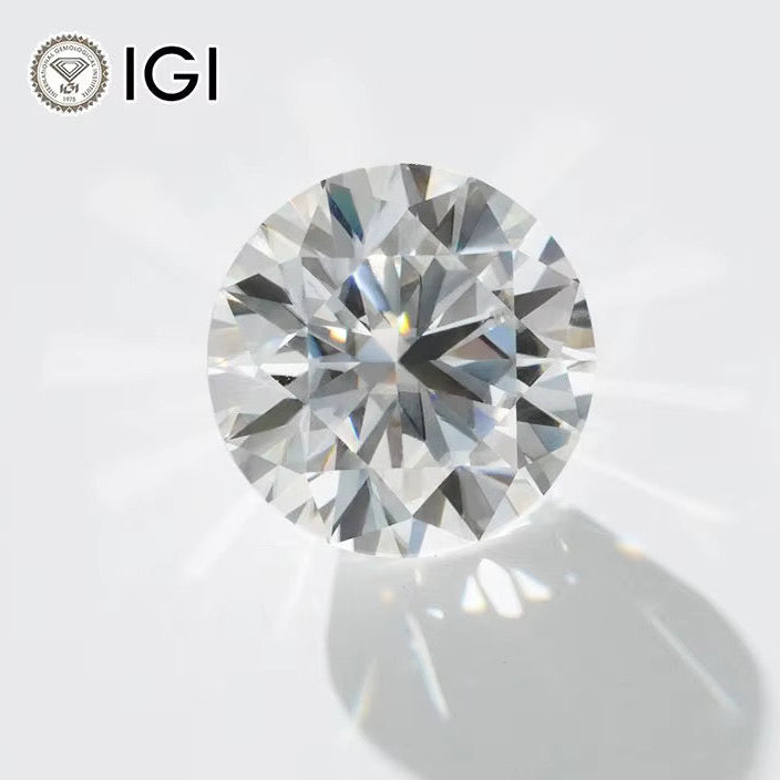 1,50 ct Diamante redondo talla brillante creado en laboratorio | Color D | VVS2 | Certificado IGI