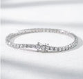 4.34 ct Lab-Grown Diamond Tennis Bracelet | IGI Certified | 10K White Gold