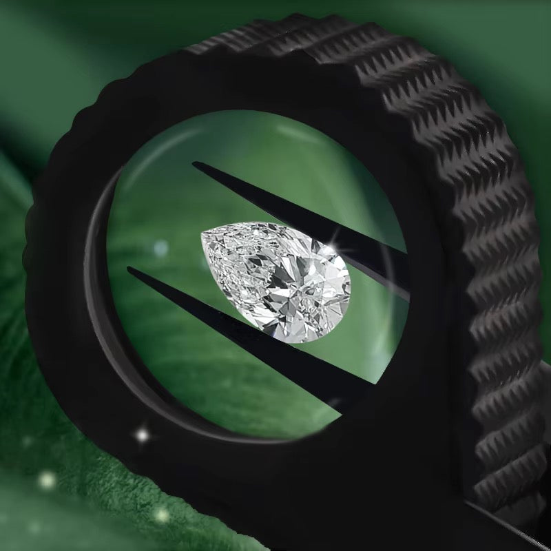 Diamante de laboratorio en forma de pera de 1.00 ct | Color D | VS2 | Certificado IGI