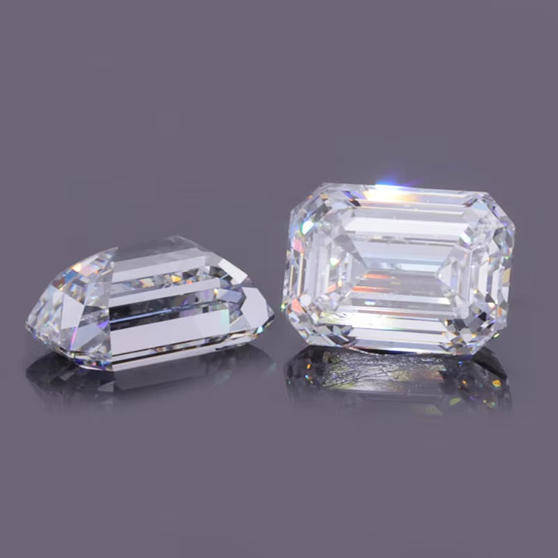 Diamante cultivado en laboratorio de talla esmeralda de 1,00 ct | Color D | VVS2 | Certificado IGI