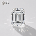 Diamante cultivado en laboratorio de talla esmeralda de 1,00 ct | Color D | VVS2 | Certificado IGI